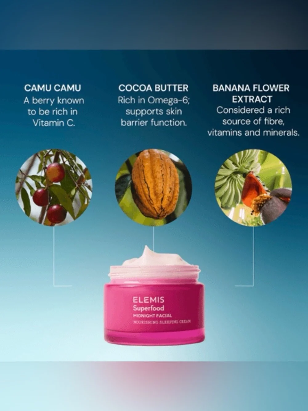 ELEMIS Superfood Midnight Facial -  Nourishing Sleeping Cream